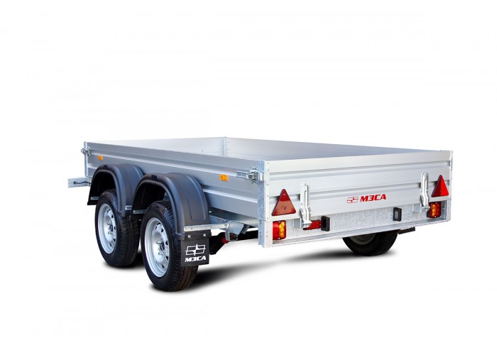 Прицеп МЗСА 817733 исп.032 для перевозки грузов на 1000 кг с алюминиевыми бортами