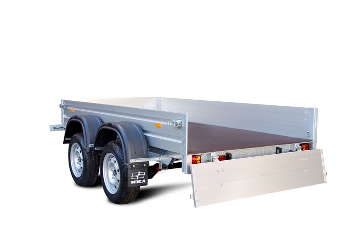 Прицеп МЗСА 817733 исп.032 для перевозки грузов на 1000 кг с алюминиевыми бортами