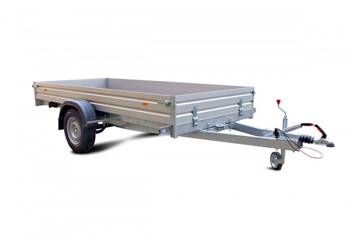 Прицеп МЗСА В 3515-1.13 исп.131 для перевозки снегоходов, квадроциклов и вездеходов и других грузов с алюминиевыми бортами