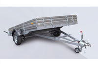 Прицеп МЗСА 817718 исп.012 для перевозки снегоходов, квадроциклов и вездеходов с усиленной осью 1300 кг