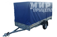 Прицеп МЗСА 817717 исп.022 для перевозки снегоходов, квадроциклов и вездеходов