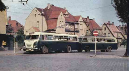 троллейбус с прицепом ГДР