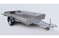 Прицеп МЗСА 817718 исп.015 "OFF-ROAD" для перевозки мототехники и других грузов с усиленной ось 1300 кг, колесо R16
