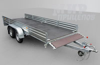 Прицеп МЗСА 817735 исп.022 для перевозки квадроциклов и крупногабаритных грузов на 1000 кг